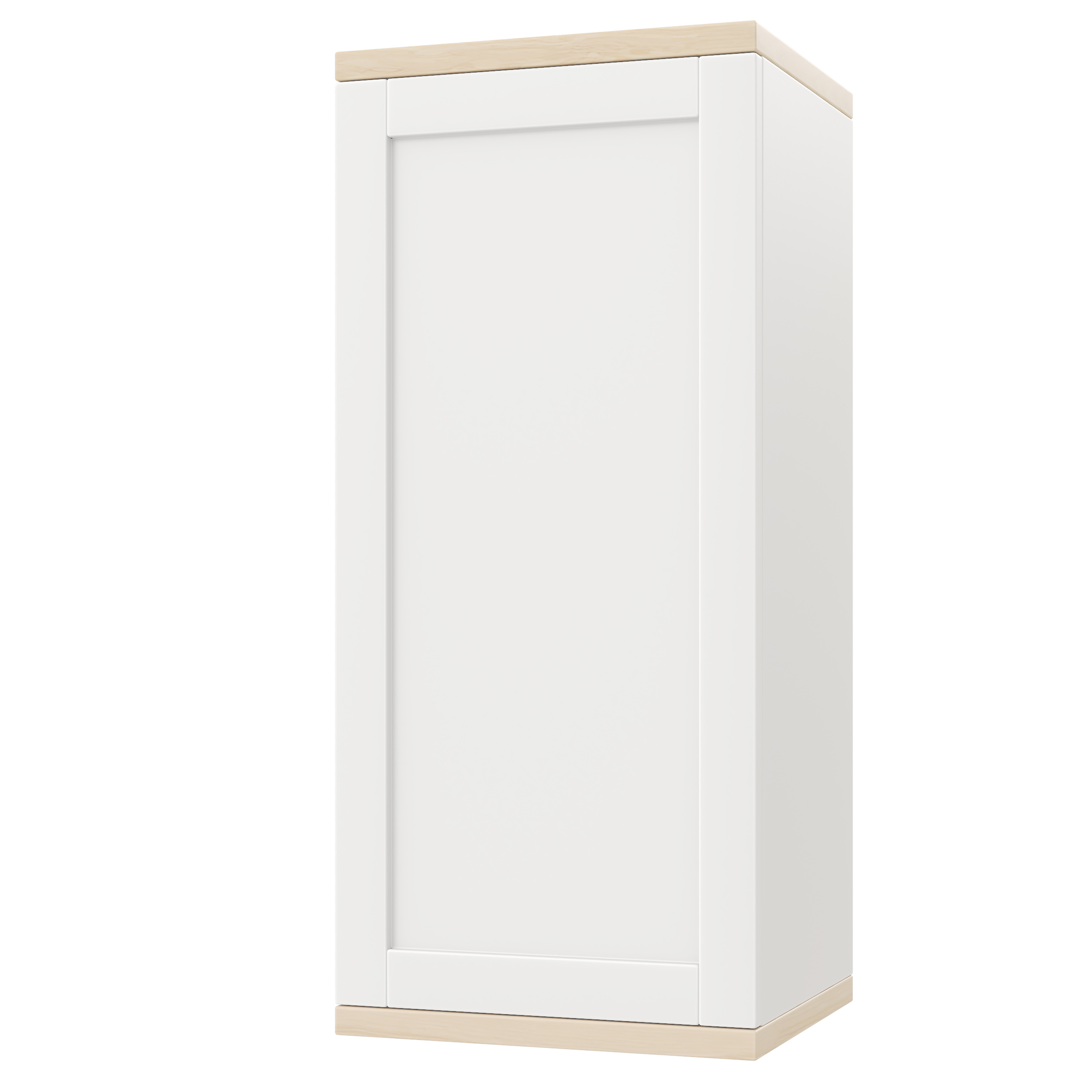 Шкаф закрытый малый корпус массив ясеня фасады эмаль